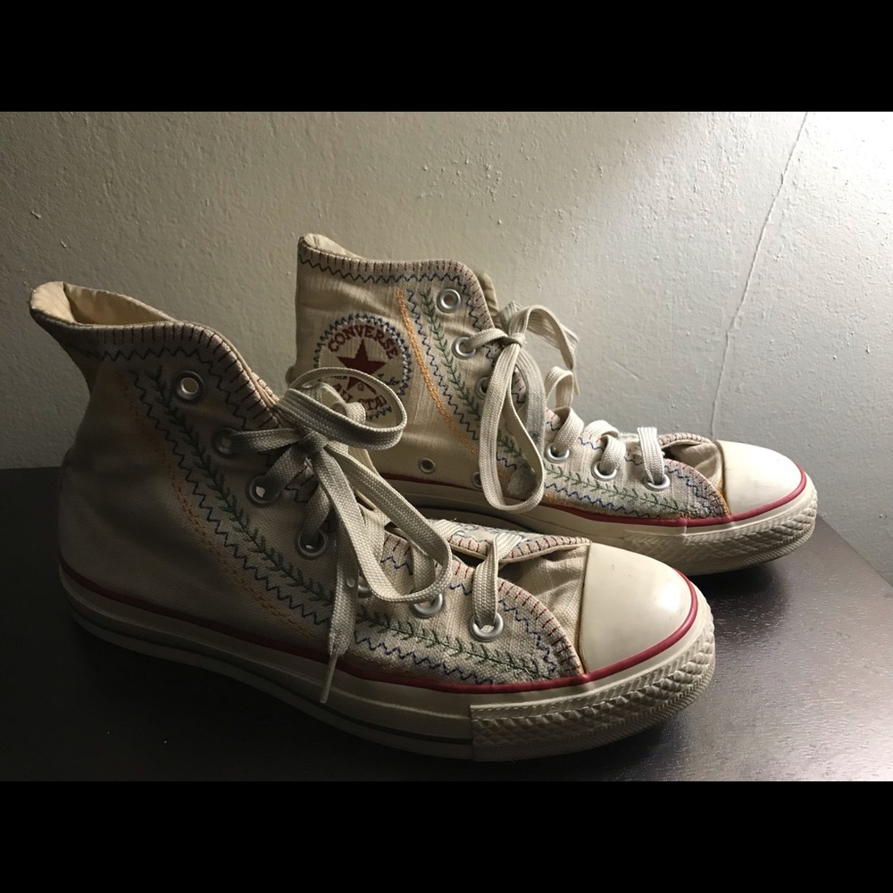 Converse Chuck Taylor Beige Hi-Top Sneakers